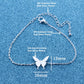 Fashion Nature Butterfly Charms Wings Bracelet For